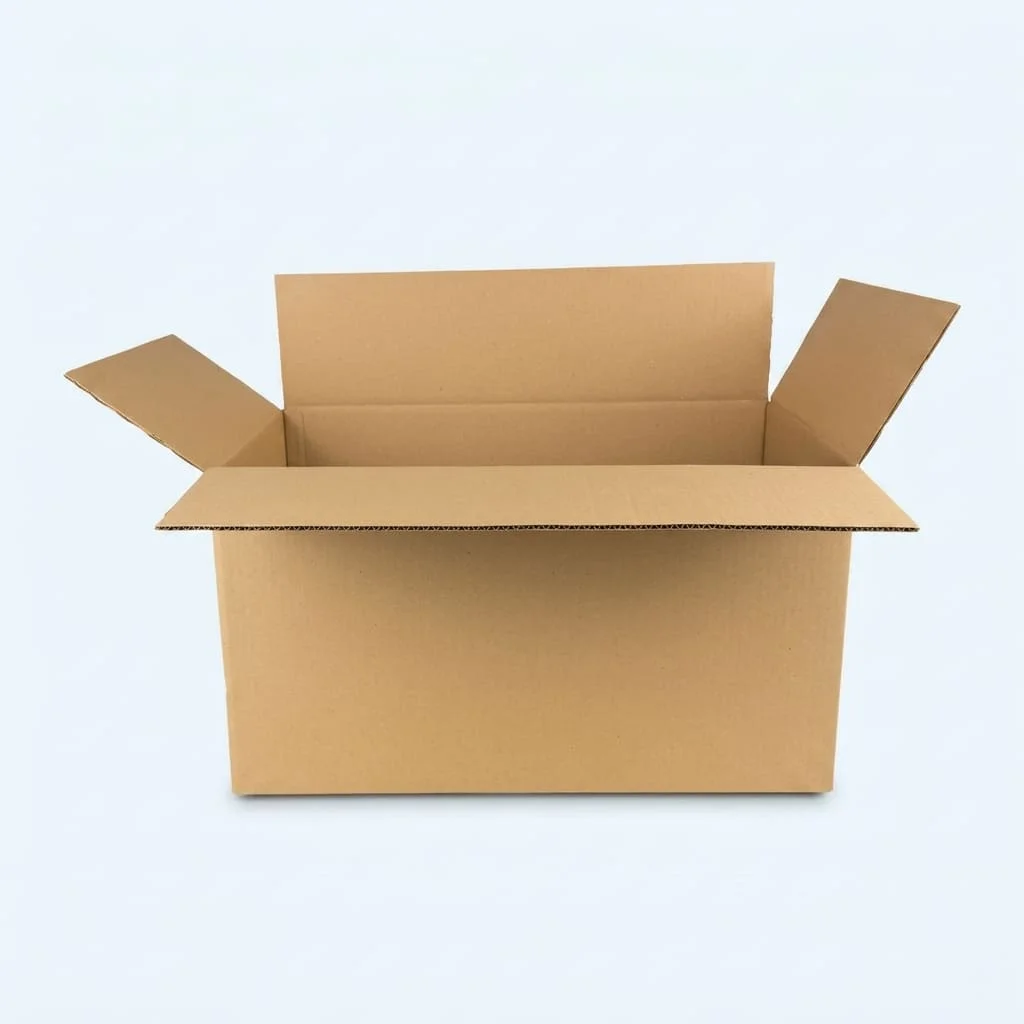 caja de cartón de canal sencillo